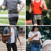 [Bone] Running Pouch, Non-Shaking, Lightweight, Waist Pouch, Large Capacity, Jogging