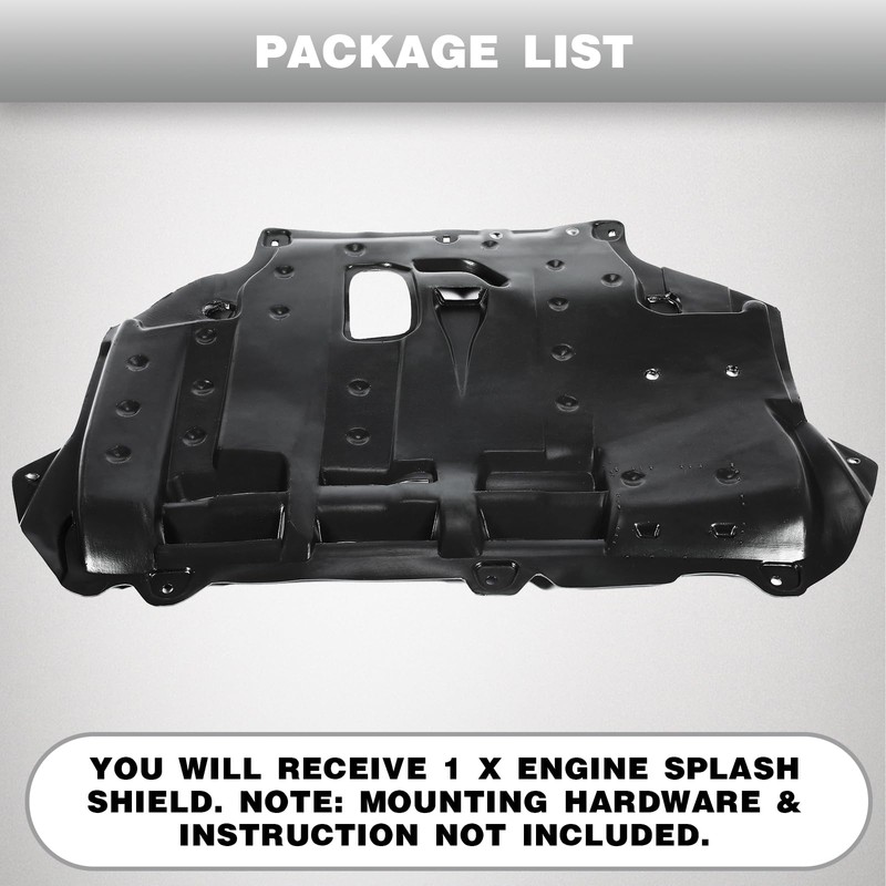 Kojem Engine Splash Shield Compatible with 2012-2019 Ford Focus 2013-2018