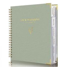 GroomBrideGifts Wedding Planner Book and Organizer, Unique Engagement Gift for Newly Engaged Couples, Bride Gifts Wedding Planner Book
