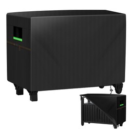 MaxAwe BBQ Grill Side Table Tarpaulin, 145 x 65 x 100 cm, 420D Oxford Fabric, Waterproof, Dustproof, Tear-Resistant, Weatherproof, UV-Resistant, Durable Grill Cover, Protective Cover for Kitchen