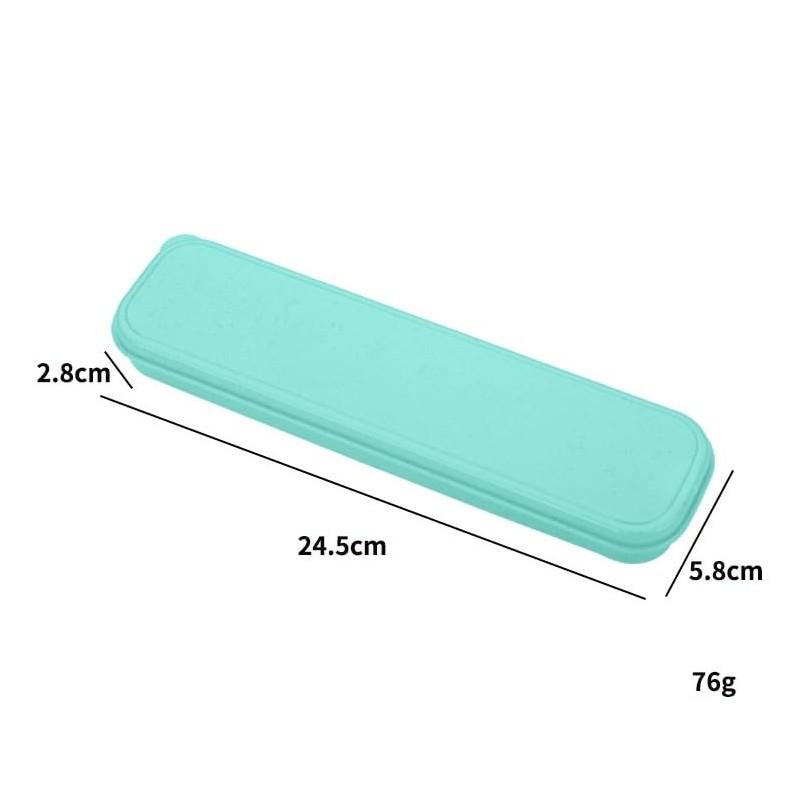 1pcs Portable Flatware Box Travel Tableware Storage Case, Travel Utensils
