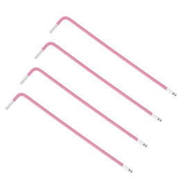 TOP-VIGOR 4Pcs 2mm Ball End Hex Key Wrench, L Shaped Long Arm Allen Key for Household DIY, Professional Machine Repairing