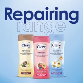 CLERE Loción Corporal Reparadora - Crema De Miel Y Vainilla + Aceite De Argán - 400 Ml