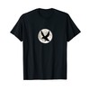 Eagle in front of Moon Bird Hawk Night T-Shirt