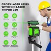 Laser Level with Tripod, Green Laser Self Leveling Cross Line,