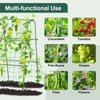 FOLLOOK Outdoor Trellis for Climbing Plants Arch Tunnel U-Frame Trellis