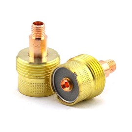 WeldingCity 2-pk Large Gas Lens Collet Body 995795S (1/8") for TIG Welding Torch 9, 20 and 25 Series from Weldcraft Lincoln Miller ESAB CK (2-PK)