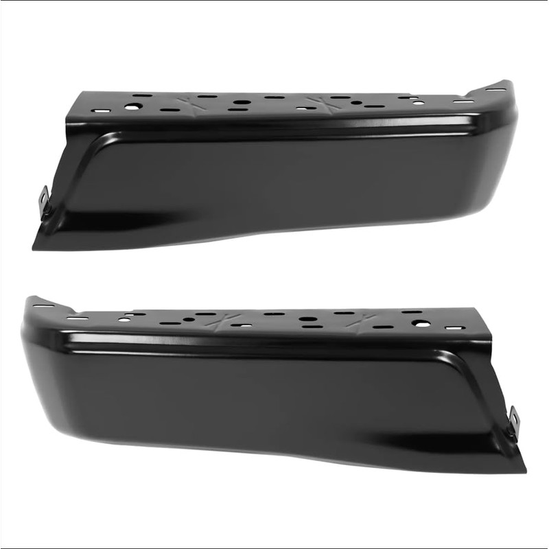 Rear Bumper End Caps Cover Face Bar with Sensor Hole