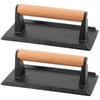 HOIGON 2 PCS 8 x 4 Inch Heavy Duty Cast