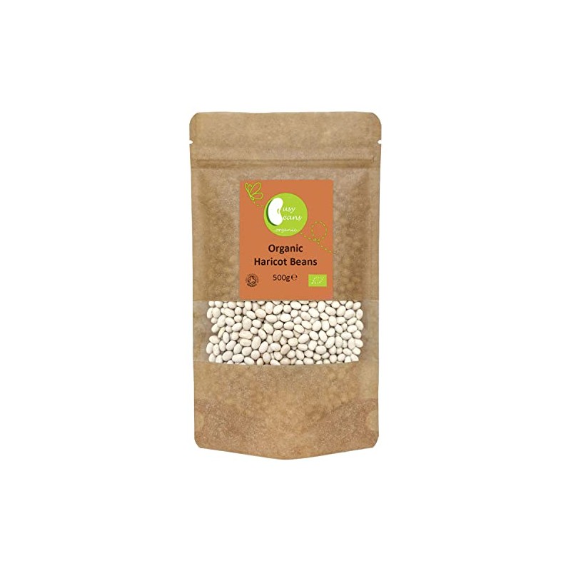 Organic Haricot Beans - Certified Organic - by Busy Beans