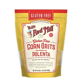 Bob's Red Mill Gluten Free Corn Grits Polenta, 24 Oz (Pack of 4)