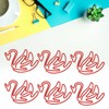 100pcs Swan Shape Paper Clips Plating Process Portable Cute Metallic