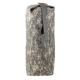 US Army GI Genuine Military Issue Duffle Bag Cordura Nylon 2 Carrying Straps Backpack Sea Bag Bug out Bag Olive Drab (ACU Camoflouge)