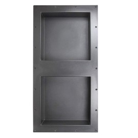 Suteck 32" x 16" Double Shelf Shower Niche Ready for Tile Waterproof Leak-Proof Bathroom Indoor Recessed Niche Storage Washing Toiletries Bottles