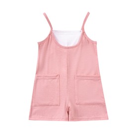 JiAmy Girls Jumpsuit Toddler Baby Girl Overalls Romper Children Summer Clothes Cute Jumpsuit for Little Girls 1-7 Years