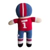 Zubels Baby Boys’ Hand-Knit Football Player Plush Toy, All-Natural Fibers,