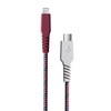 Skullcandy 6-Foot Line Plus Braided USB-C to Lightning Cable (Vice/Crimson)