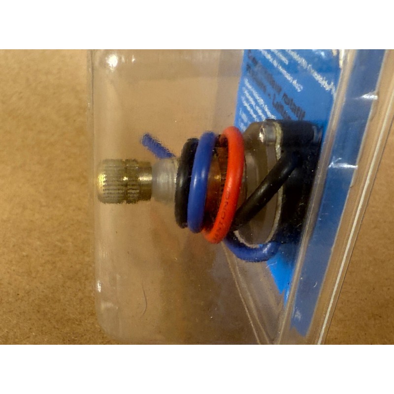 Ideal 774062 3-Way Brass Rotary Switch, 2 Circuit, 5/8" Shank,