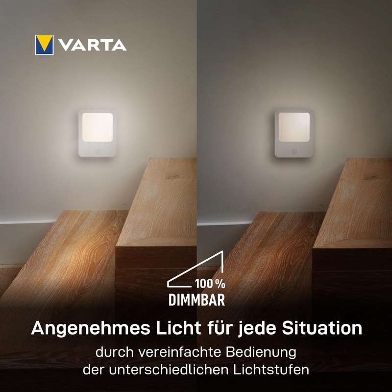 VARTA Night Light Socket with Motion Sensor LED, Motion Sensor