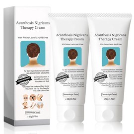 2 Pcs Acanthosis Nigricans Crema,Mejora la Pigmentación, Unifica el Tono de la Piel e Hidrata. Úsalo en Axilas, Brazos y Rodillas para Obtener Resultados Visibles.
