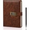 WEMATE Journal Keyed Notebook A5 with Pen and Gift Box