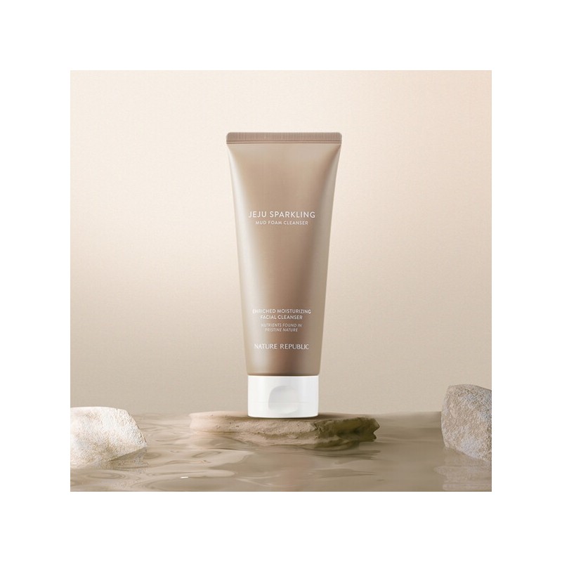 Nature Republic 1+1 Jeju Carbonated Mud Foam Cleanser / 네이처리퍼블릭