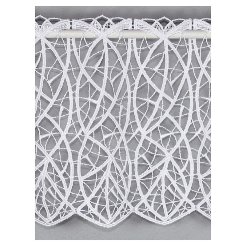 atelier alles-Spitze Elegant White Net Curtain Cloe Made of Delicate