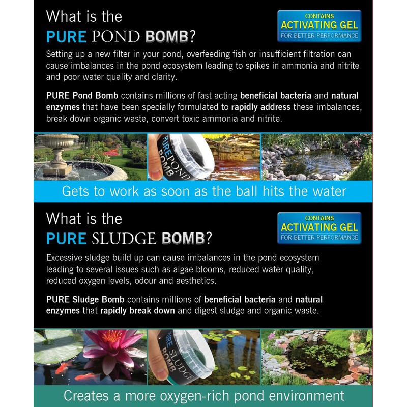 Evolution Aqua Pond Bomb & Sludge Bomb Duo Pack