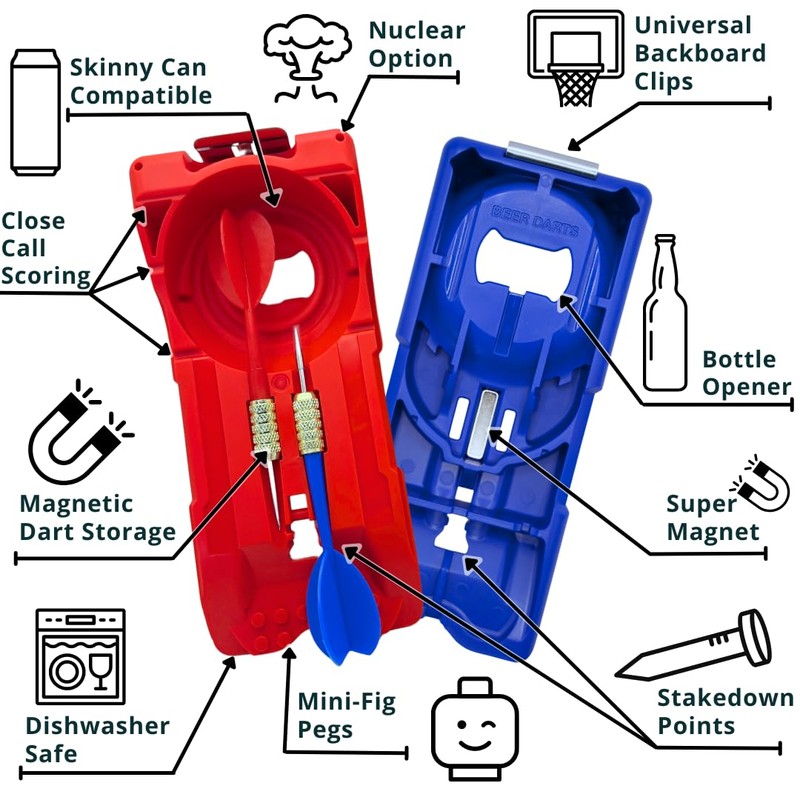 Beer Darts - Party Game Great for Getting Parties Started