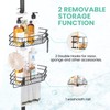 SEIRIONE Rustproof Corner Shower Caddy Organizer, 4 Large Baskets for