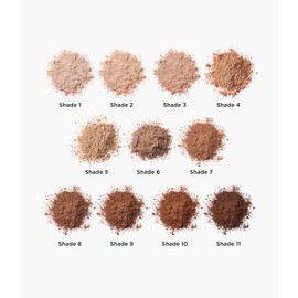 Tropic Skincare Ltd. MINERAL FOUNDATION, Shade 10 (Deep with warm golden undertones) / #9e5d31 / Mineral Foundation