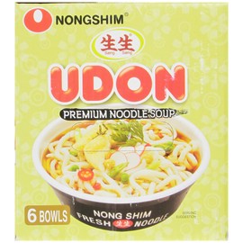 Nongshim Fresh Udon Bowl (pack of 6), 58.41 ounce (pack of 1)