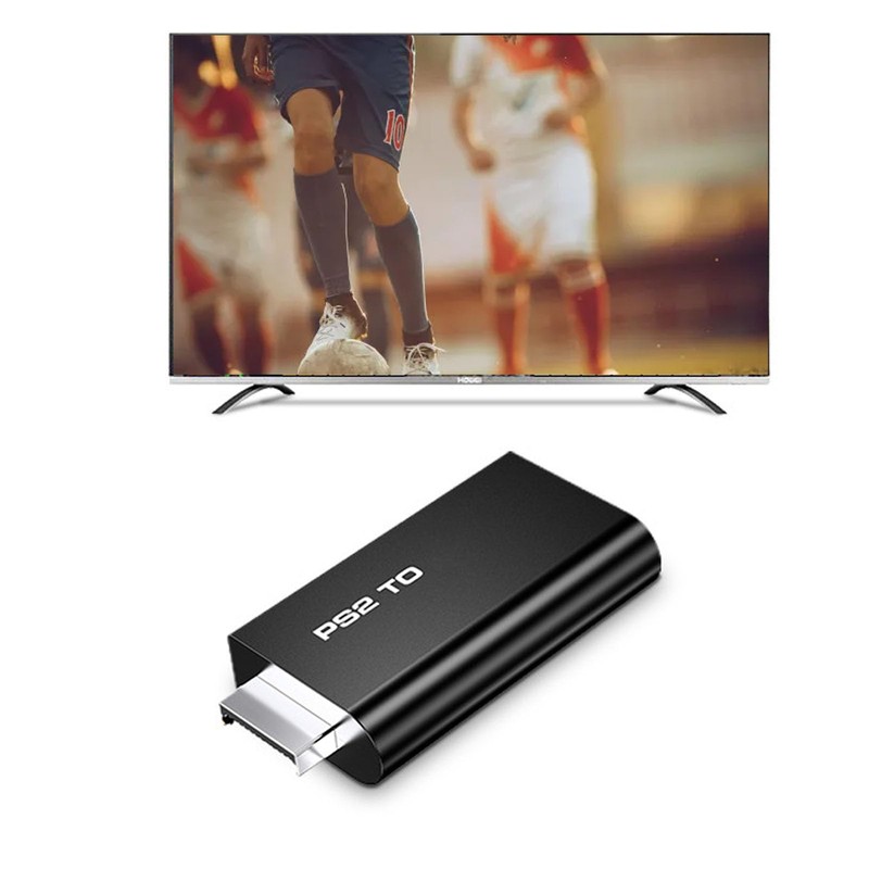 PS2 to HD Converter, 1080P Lightweight Body, Lossless Conversion, 480I