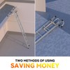 Toovem 2 in 1 Ladder Stabilizer, Ladder Stabilizer for Roof,