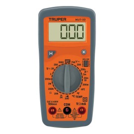 Tester Multimetro Digital 10 A Profesional Truper MUT-33