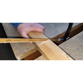 WRS Hacksaw Blades/Handsaw Blades/Hacksaw Blades 300 mm, HSS Bi-Metal, Highly Flexible, Universal for Steel/Stainless Steel/Non-ferrous Metals etc. Made in Germany, Sizes Name: - Contents: Pack of 5