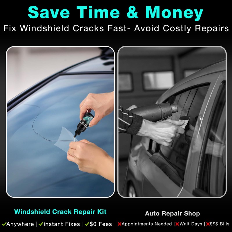 Windshield Repair Kit - 2026 Latest Upgrade Nano Glass Crack