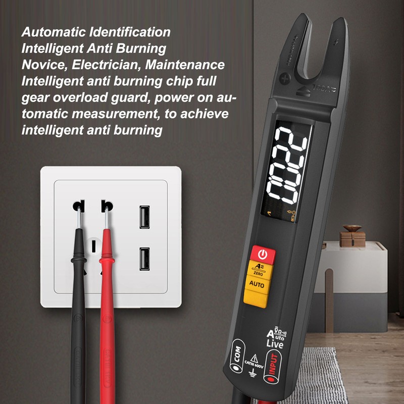Clamp Multimeter Smart U Shape 3 in 1 High Accuracy