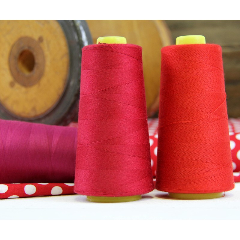 Threadart Serger Thread - Polyester Sewing - 2750 Yard Cone