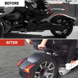 LUXEMOTO Passenger Short Rail for Can Am Ryker 900 Accessories,Black Passenger Low Backrest Sissy for Can-Am Ryker 900 600 Sport & Ryker Rally Edition All Models (Replace #219400801)