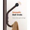 Pipishell Coat Rack with 14 Hooks, Freestanding Coat Rack Stand