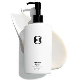 OneSkin BODY OS-01 Suplemento Tópico de Péptidos y Humectante de Reversión de Edad para Longevidad de la Piel | Seguro para Piel Sensible, Sin Fragancia, 250 mL / 8.45 oz