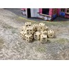 Afrika Korps D6 Dice (16) Set Bolt Action by Warlord