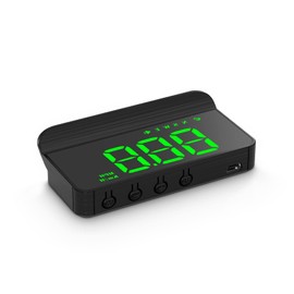 AMROOLOO Heads up Display für Autos, HUD, an der Windschutzscheibe montierbar, Head up Display für die Autoscheibe, GPS Tachometer, Geschwindigkeitsanzeige, geeignet für alle Autos (1)