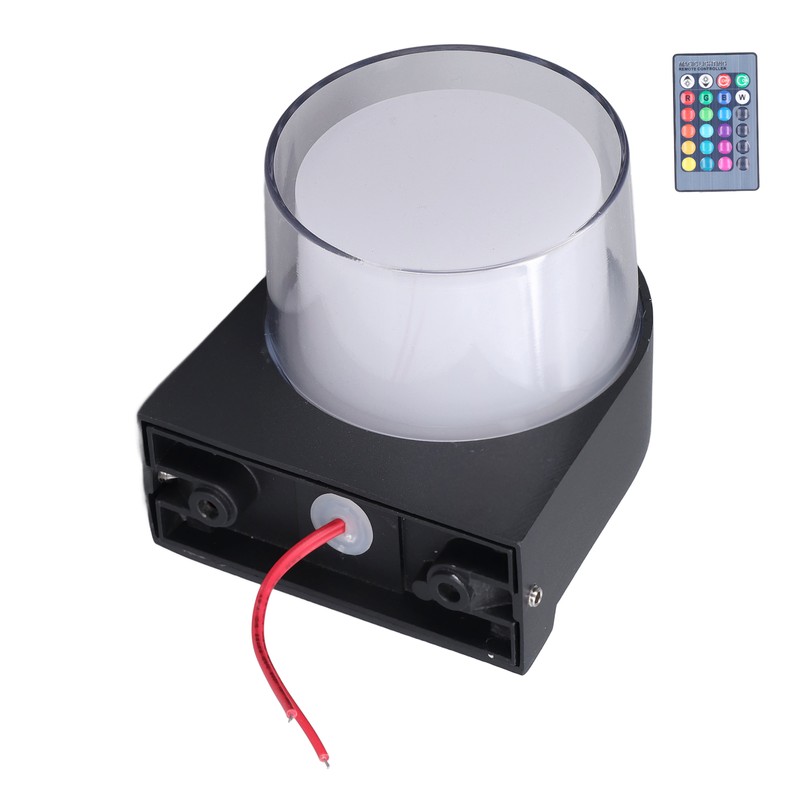 Outdoor Wall Sconce 5W RGB Remote Control LED Waterproof Wall