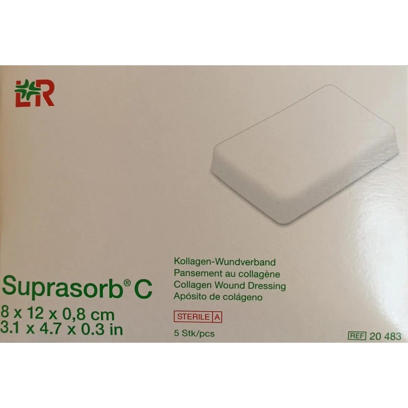 Suprasorb C 8x12 Apósito De Colágeno (1 Pza) Blanco