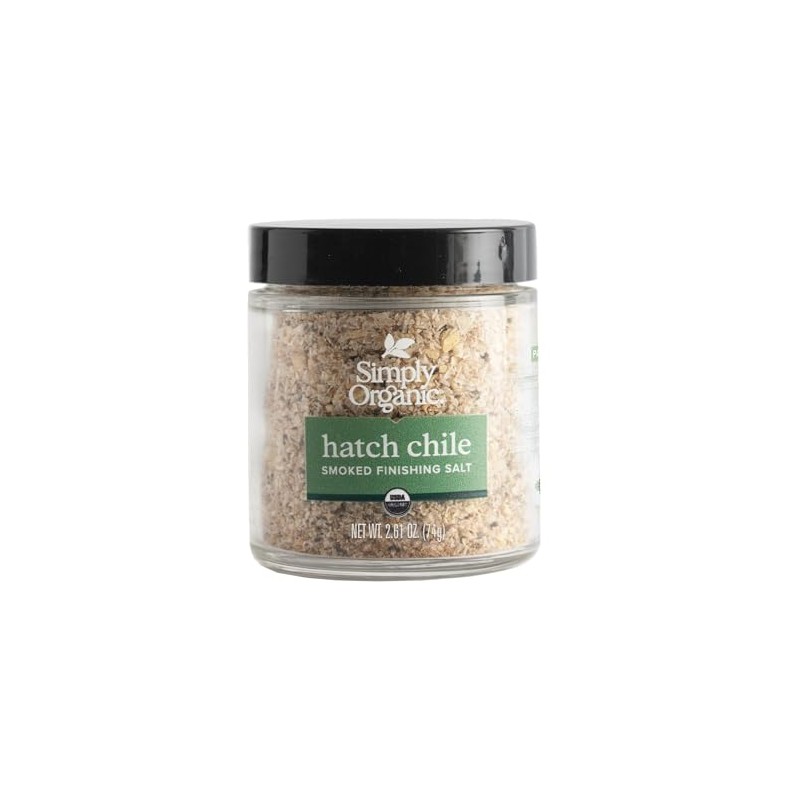 Simply Organic Hatch Chile Finishing Salts, 2.61 Ounce