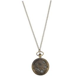 Healeved Vintage Hollow Design Pocket Watch Clamshell Style Retro Antique Durable Material for Friends Family Elegant Decoration for Any Occasion