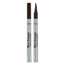 L'Oréal Paris Unbelieva Brow Micro Tatouage 109 Ebony, Smudge-proof Felt Tip Pen with Trident Tip, Up to 24H Hold, Microblading Effect
