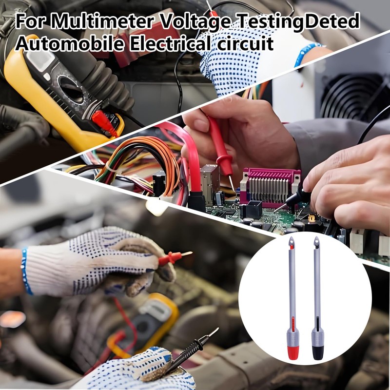 XLLForce Wire Piercing Probe, Insulation Piercing Clip Set, 2mm/4mm Push